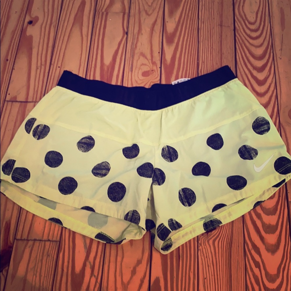 Nike running shorts with built in support